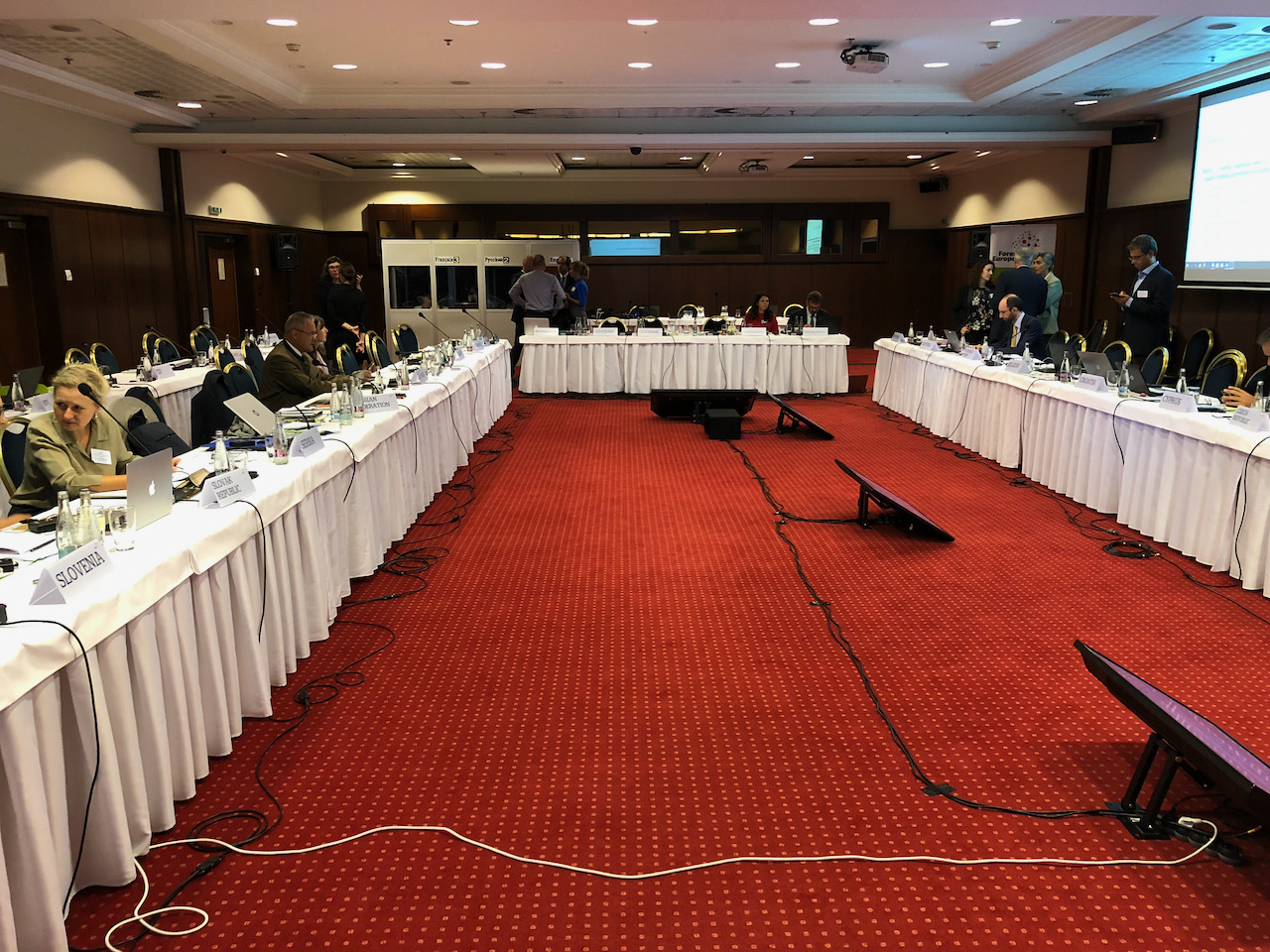 Referencia s viacjazyčným tlmočením, ozvučením, mikrofónmi a projekciou #6